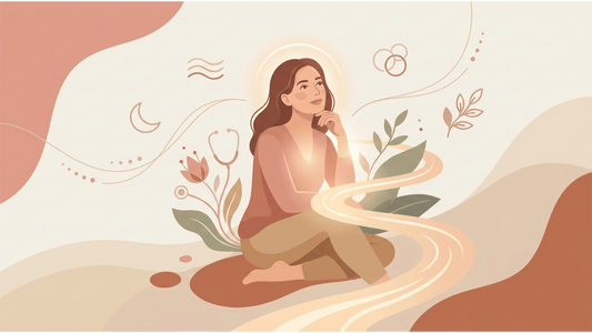 Mindful wellness illustration