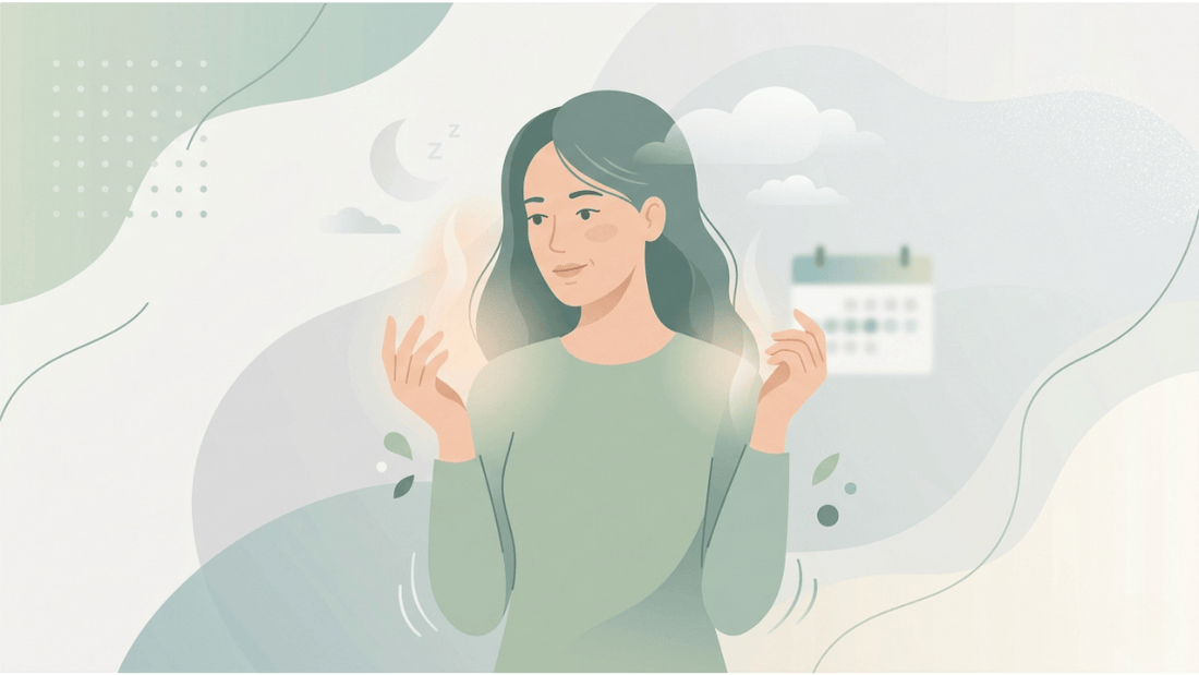 Perimenopause symptoms illustration