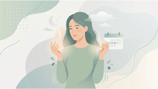 Perimenopause symptoms illustration