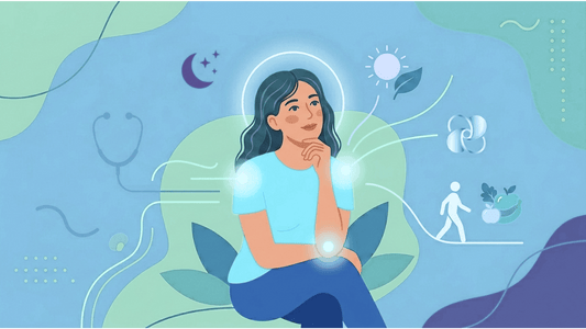 Thoughtful woman illustration
